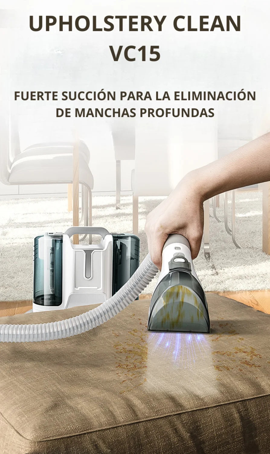 Limpiador Profesional de Tapicería y Manchas