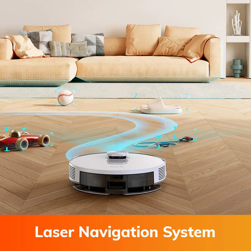 Robot Aspirador Láser de Máxima Succión