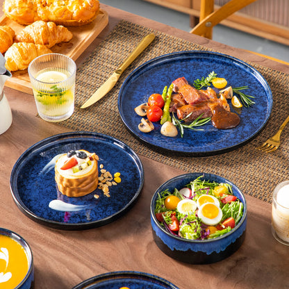 Vajilla de Gres Azul Medianoche 24 piezas