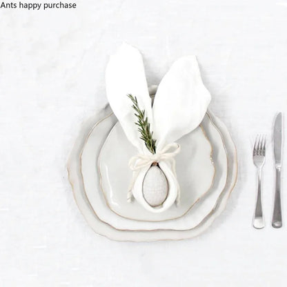 Vajilla de Cerámica Irregular Artesanal (6 piezas)